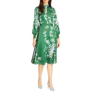 Ted Baker Jhenni Graceful Satin A-Line Dress